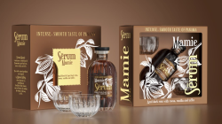 Srum Mamie Rum 0.70L, 40.0%, gift + 2 glasses