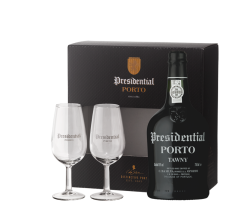 Presidential Porto Tawny  0.75 L, 19.0%, gift + 2 glasses